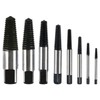FreeTec 8pcs Water Pipe Screw Extractor Set, Damaged Screw Broken