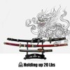 SEEMINESALE 3 Tier Katana Stand,Samurai Sword Holder,Black Sword Mountain,Large Size