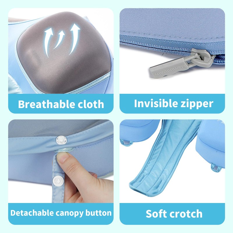 Cloth Add Tail Avoid Flip Over UPF 50+ Size Improved