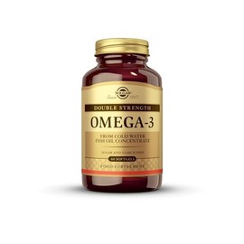 Solgar Double Strength Omega 3 700 mg - 60 Softgels - Includes 600 mg EPA & DHA - Non-GMO, Gluten Free - 60 Servings