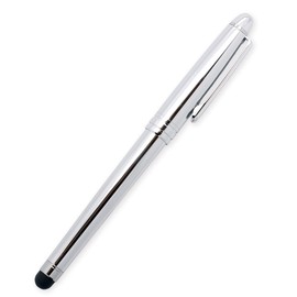 LACHIEVA LUX Rollerball Pen, Nice Writing Instruments and Elegant Stationery for Men and Women (Shiny Chrome Color)