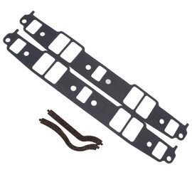 Engine Intake Manifold Gasket Set (1205) Fits For Chevy SBC 350 2.09" x1.28" x0.060"