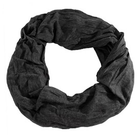 Niklarson PaTV22 Loop Scarf Plain Colour Round Scarf 160 x 45 cm Unisex Viscose Cotton, grey mixed