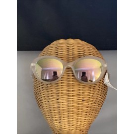 VINCE CAMUTO OPAQUE WHITE FRAME WITH ROSE GOLD COLORED ARMS CHIC STYLE NEW