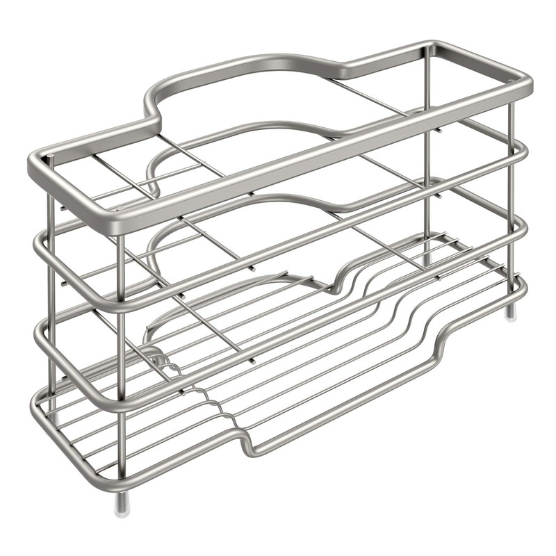 Linkidea 換気歯ブラシホルダー バスルーム用 ステンレススチール製歯ブラシスタンド 歯ブラシ、歯磨き粉、カミソリ、ハンドソープ、化粧台カウンタートップ 6スロットオーガナイザー (つや消しニッケル)