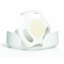 Camco Stack-A-Plate- Easily Organize, Store and Protect Plates During Travel, Non- Slip Backing, Simply Dispense Plates During Later Use, Great for RVs - White (43601)