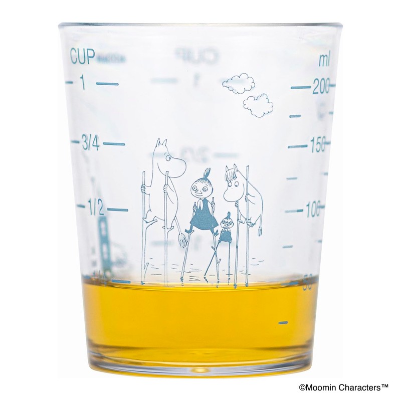 SELECT 100 x Moomin Measuring Cup with Lid, 7.8 fl