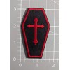 Unbranded Gothic Vampire Coffin With Red Cross Punk Goth Embroidered