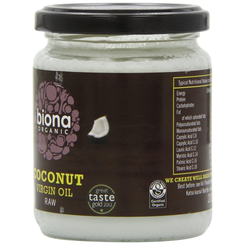 Biona Organic Raw Virgin Coconut Oil, 200g