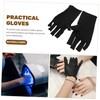 OHPHCALL 2pairs Uv Protection Manicure Gloves for Women Nail Art