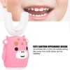 Smart UShaped Children's Toothbrush Teeth Cleaning Cartoon Electric Toothbrush for