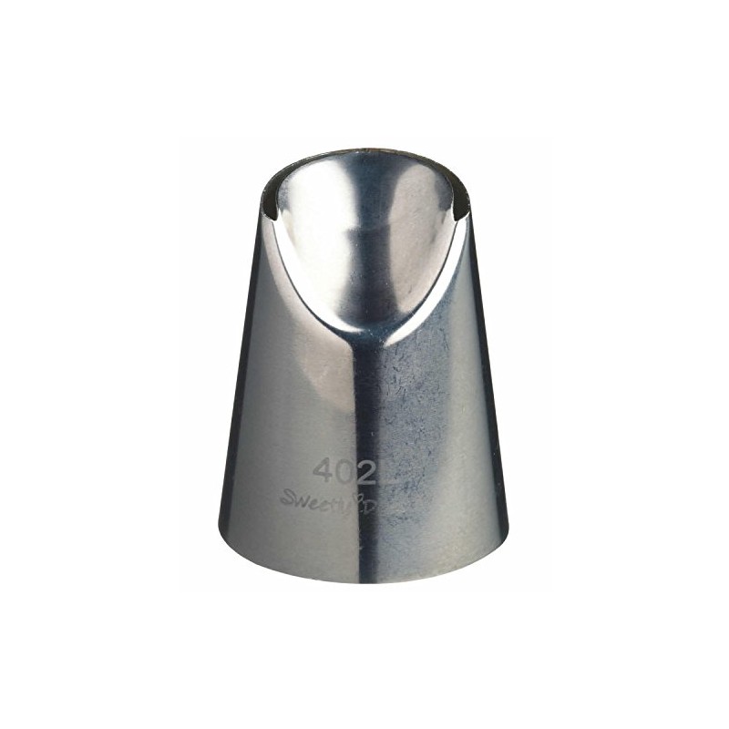 KitchenCraft SDINOZLRG06 Sweetly Does it Large Piping Nozzle, Ruffle Tip,