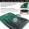 BRAWNTIDE Stadium Chair with Back Support - Comfy Cushion, Thick