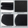 Winter Beanie Hat, Roll up Edge Skullcap Fisherman Beanie, Unisex