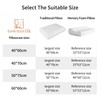 townssilk Both Side 100% 19mm Silk Pillowcase 40x60cm size Pillow