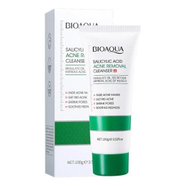 Bioaqua Crema Limpiador Acido Salicilico Antiacne Hidratante Todo Tipo De Piel