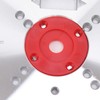 Router Table Insert Plate Woodworking Aluminum Router Plate with 4