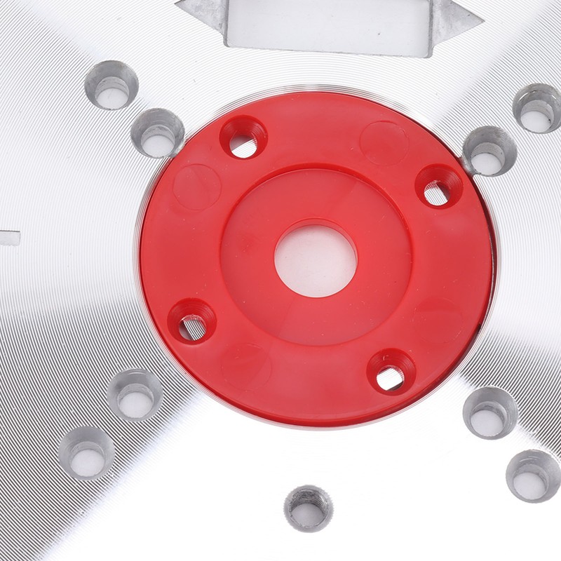 Router Table Insert Plate Woodworking Aluminum Router Plate with 4