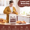 Bread Bags, 2 Pack Bread Bags Reusable Linen with Plastic