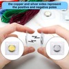 Wzenclave 10 Pairs New Hidden Sew Magnetic Snap Curtain Magnetic