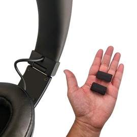 Emalpe Replacement Hinges for Skullcandy Crusher Wireless Over-Ear Headphones (2 Sides Black), Emalpe24