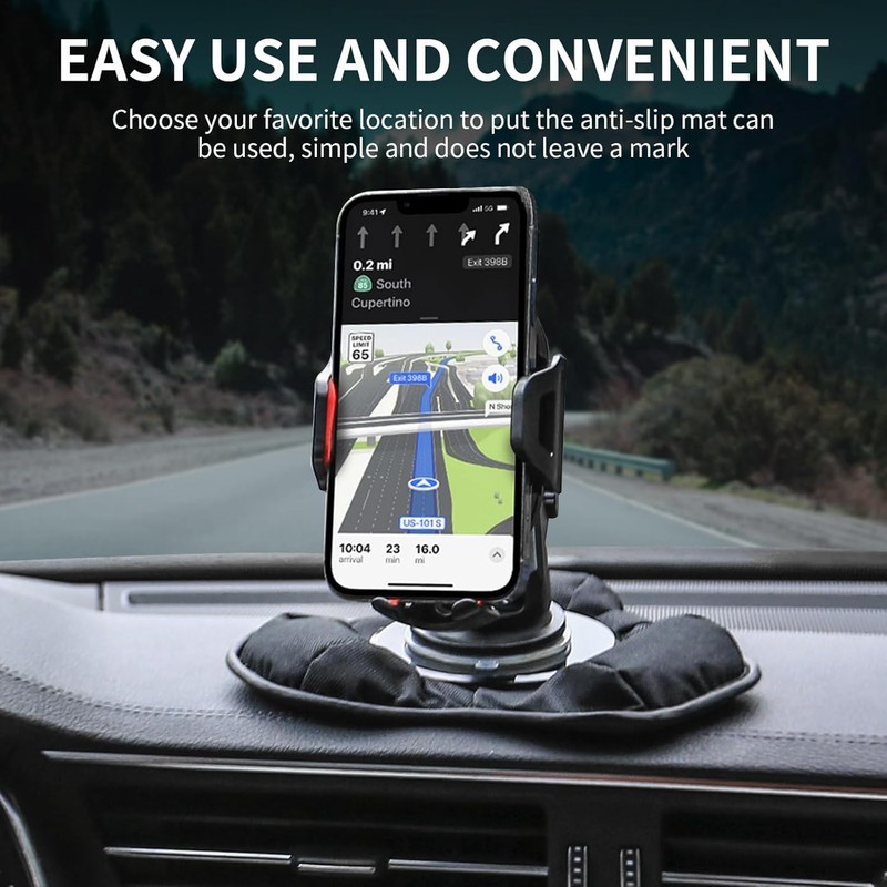 Universal Nonslip Beanbag Dashboard Friction Mount,GPS Dash Mount,Car Mobile Phone