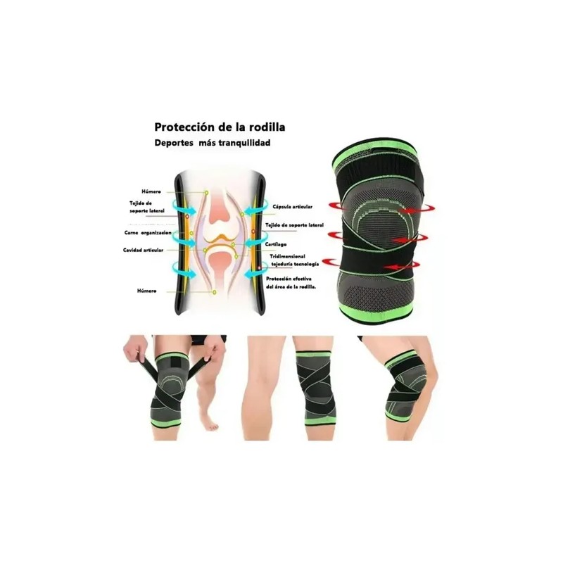 Rodillera Compresion Deportiva Proteccion Gym Crossfit