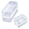Peptide Vial Organizer Set for Refrigerator, 2 Pack 10-Slot Stackable