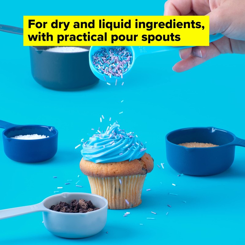 Tasty 5-Piece Measuring Cups Set for Baking, Nesting Cups Set,