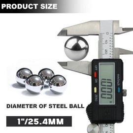 2pcs 1" Chrome Steel Bearing Balls 25.4mm Steel Ball Precision Bearings