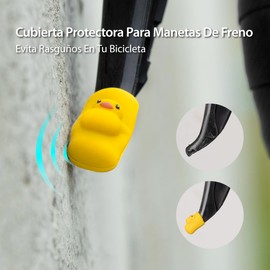 BONE Protectores para Palancas de Freno (2 Piezas), Fundas de Silicona para Bicicleta Resistentes a Rayones y al Agua, Accesorios con Diseño Divertido de Animalito (Alien - 2 Piezas)