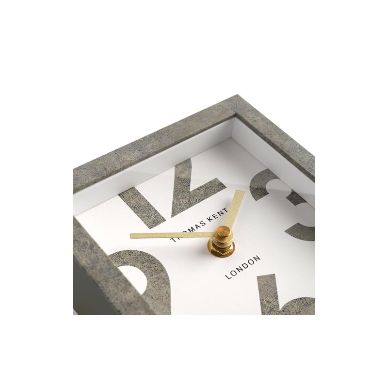 Thomas Kent Nordic Green Square Mantel Clock - Quartz Movement