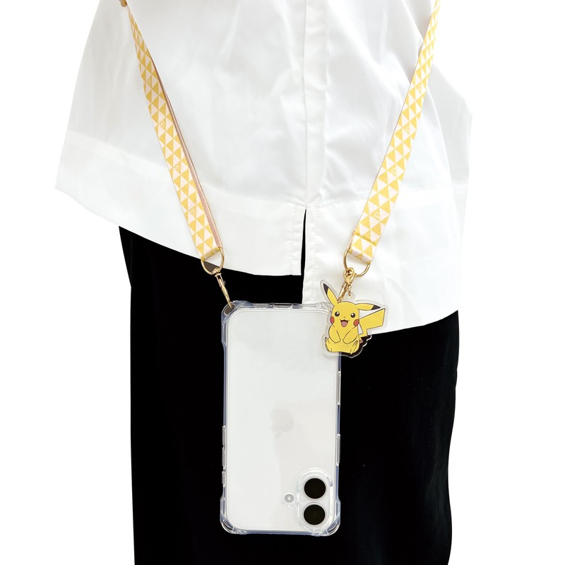 Sancrest ISB-PM31 Flat Strap Pikachu Shoulder Strap