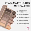 Erinde Matt Lidschatten Palette 6 Farben, Nude Eyeshadow Palette 16H