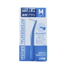 Lion DENT.EX Interdental Brush, Pack of 4, M