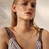 Mesovor Gold Crystal Layered Necklaces for Women Trendy, 18K Gold