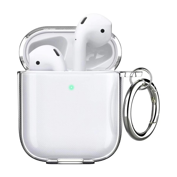Aircawin for Airpods case Clear,Shockproof Clear Case for Airpod case,Full