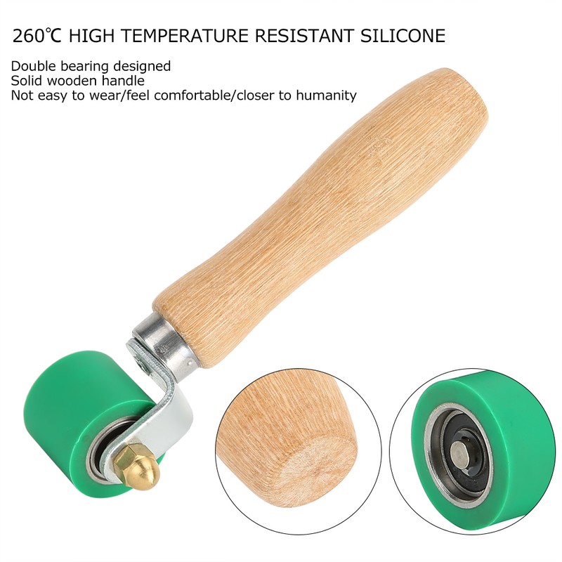 1.1in Silicone Hand Pressure Roller 2‑Way Bearing 260°C High Temperature