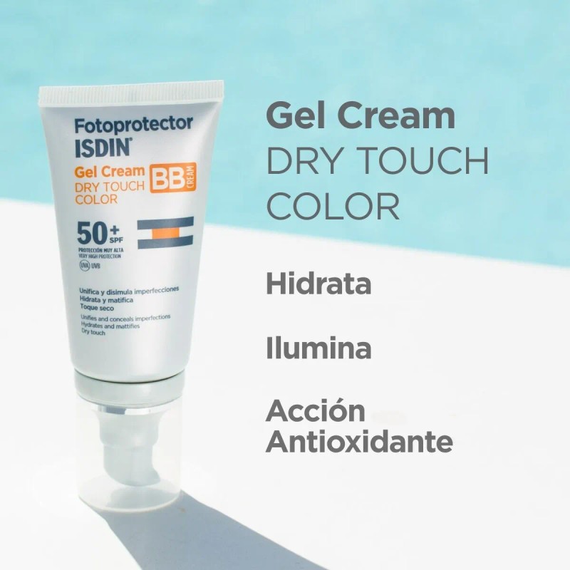 Isdin Fotoprotector Gel Crema Dry Touch Color Spf