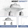 2-Pack Garage Wall Shelves, 2 x 4 ft/24 x 48
