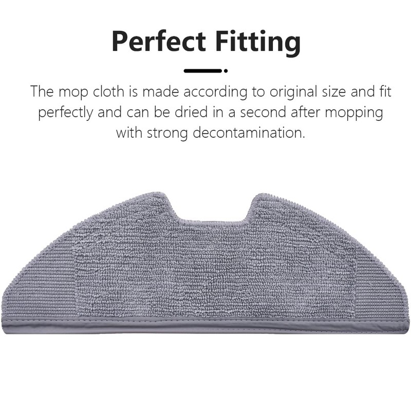 Neutop Replacement Washable Mopping Cloth Mop Pads Compatible with eufy