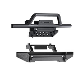 SPEELIK Front & Rear Bumper for Traxxas 1/18 TRX4M Defender Upgrade Parts RC Crawler Car