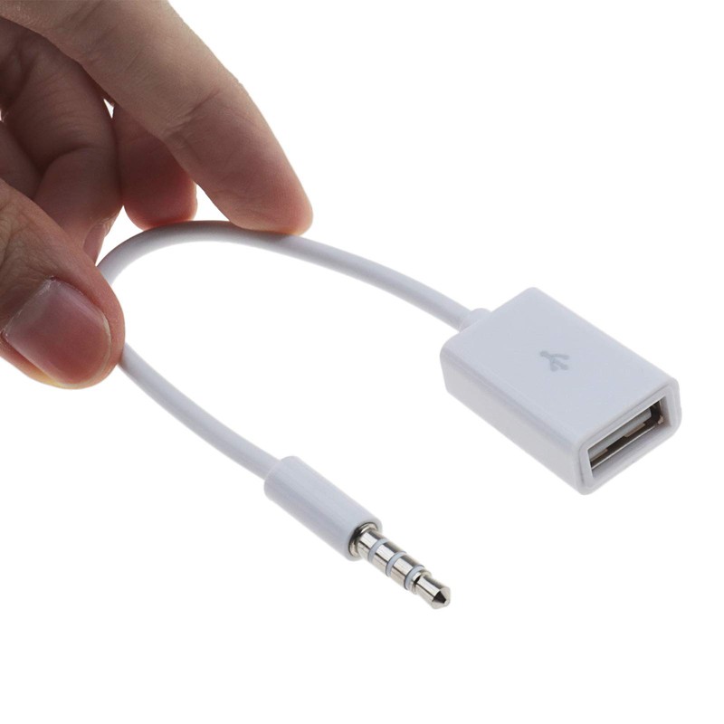 Create idea 1 Pc AUX to USB Adapter 1/8 inch/3.5mm