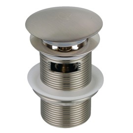 Kingston Brass VTDESHOEBN Trimscape Tub Drain Shoe, Brushed Nickel,2.75 x 2.75 x 3.06