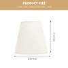 KESYOO Lamp Shade with Catch Only Umbrella Replacement Tabletop Fabric