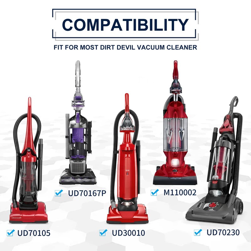 KEEPOW Correas de vacío 4/5 compatibles con Dirt Devil