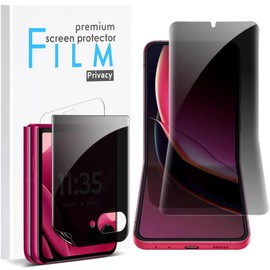 Macosen for Motorola Razr 2024/ Razr 2025 Privacy Matte Screen Protector, 1 Pack Inner Screen Protector, 1 Pack External Anti-Spy Film, Touch Sensitive, No bubbles, No Creases, Newbie Friendly