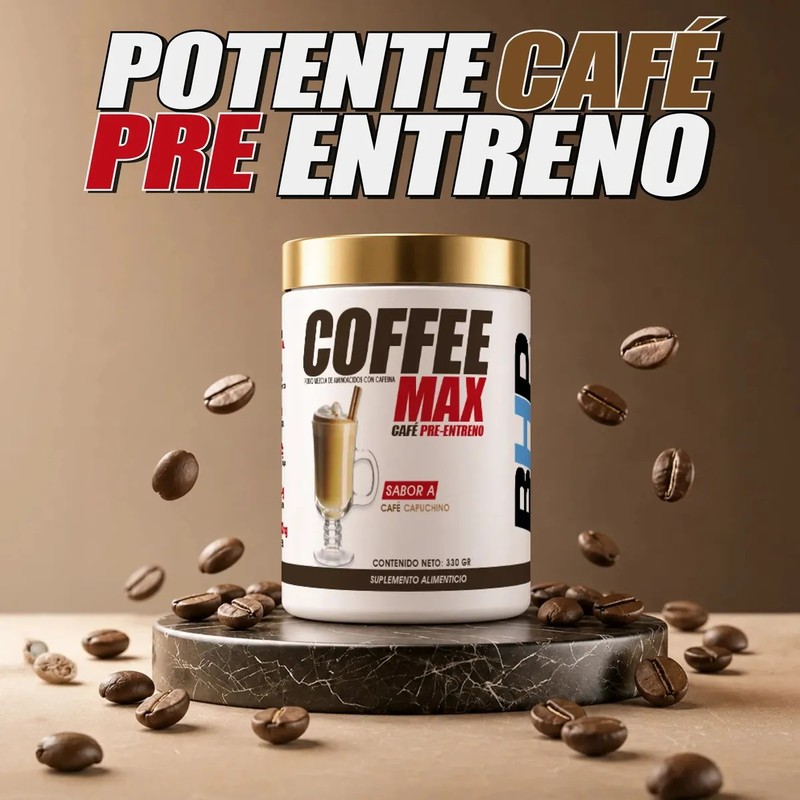 Bhp Coffee Max Cafe Pre-entreno 30 Serv Sabor Cappuccino