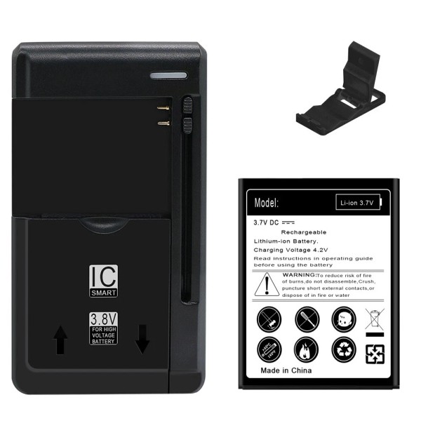For Alcatel Large Capacity 1950mAh Battery Hone Charger Bracket f