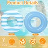2 Pack Large Inflatable Pool Float for Adults 36 Inch